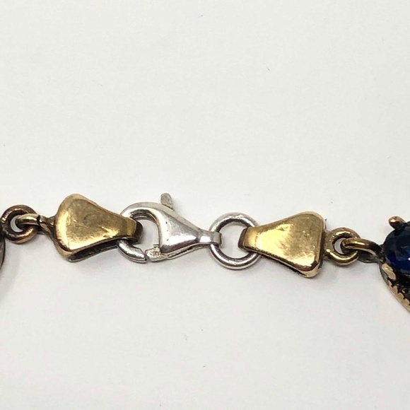 925 Silver CZ Antiqued Women Bracelets - Picture 2 of 5